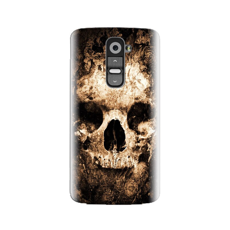 Husa silicon pentru LG G2, Zombie Skull