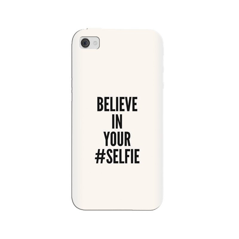 Husa silicon pentru Apple Iphone 4, Believe In Yourlfie