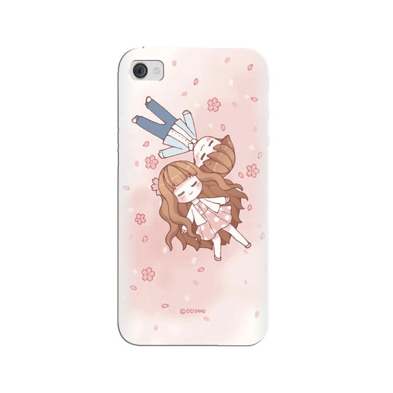 Husa silicon pentru Apple Iphone 4, Cute Couple