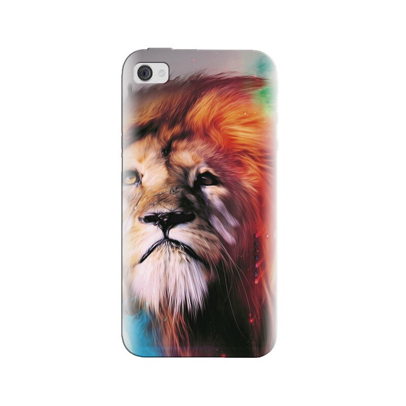Husa silicon pentru Apple Iphone 4, Awesome Art Of Lion