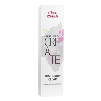 Vopsea de par semi-permanenta Wella Professionals Color Fresh Create Tomorrow Clear, 60 ml