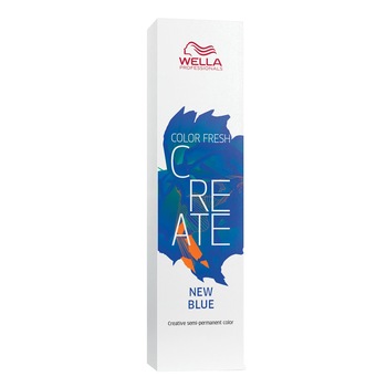 Vopsea de par semi-permanenta Wella Professionals Color Fresh Create New Blue, 60 ml
