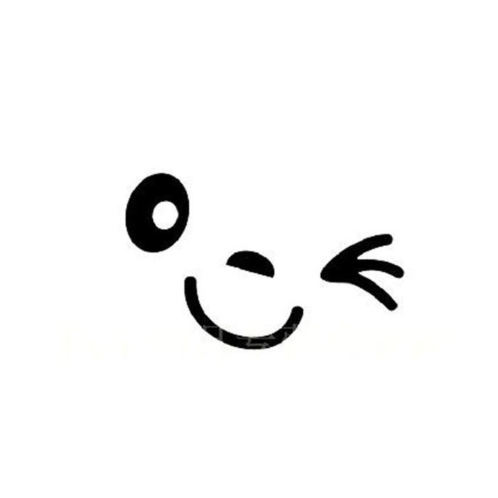 Set 2 bucati sticker oglinda Smile
