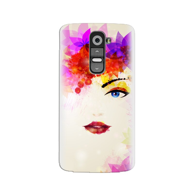 Husa silicon pentru LG G2, Pretty Face