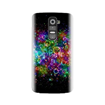 Husa silicon pentru LG G2, Rainbow Colored Soap Bubbles Husa silicon pentru LG G2, Rainbow Colored Soap Bubbles