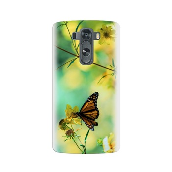 Husa silicon pentru LG G3, Butterfly Husa silicon pentru LG G3, Butterfly