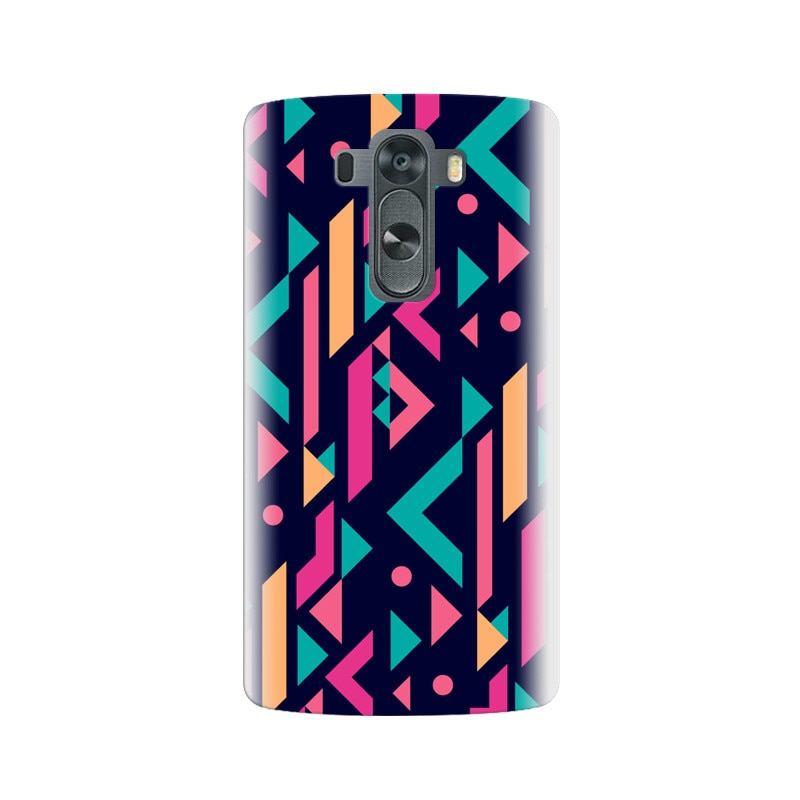 Husa silicon pentru LG G3, Alien Geometrics
