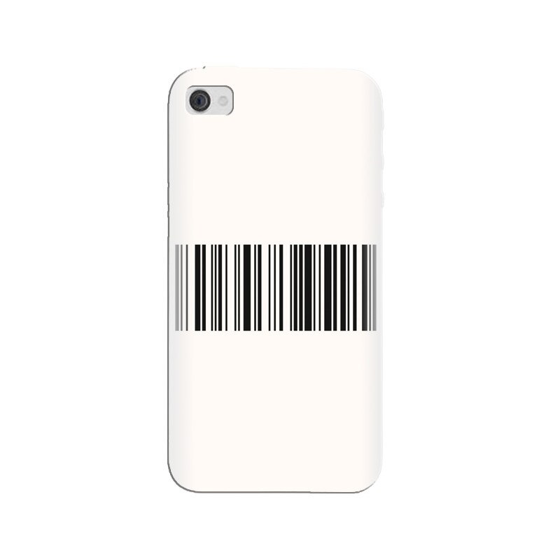 Husa silicon pentru Apple Iphone 4, Bar Code