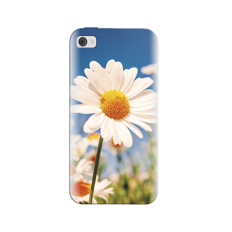 Husa silicon pentru Apple Iphone 4, Daisies Field Flowers