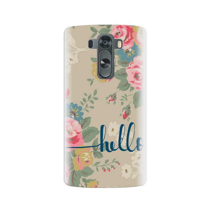 Husa silicon pentru LG G3, Cute Flower Phone