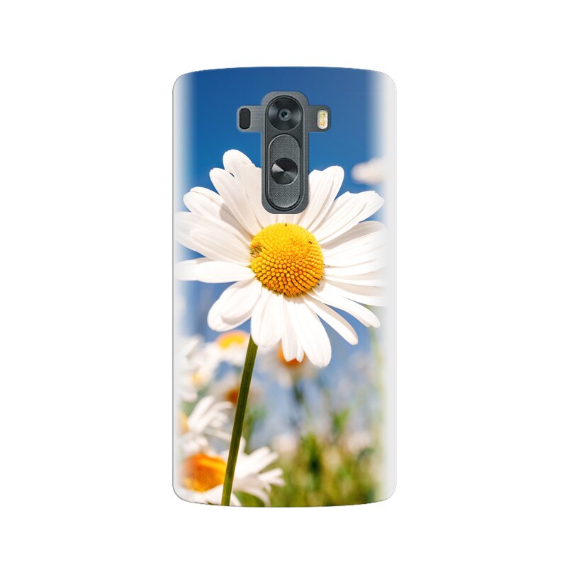 Husa silicon pentru LG G3, Daisies Field Flowers