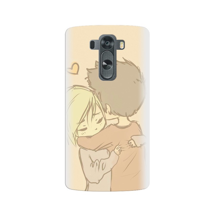 Силиконов калъф за LG G3, Couple Hug