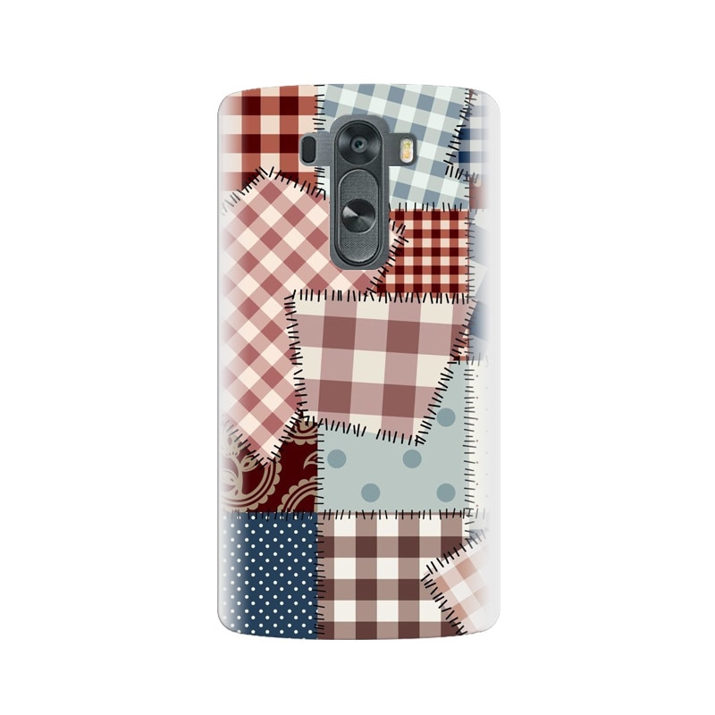 Husa silicon pentru LG G3, Patchwork Vector