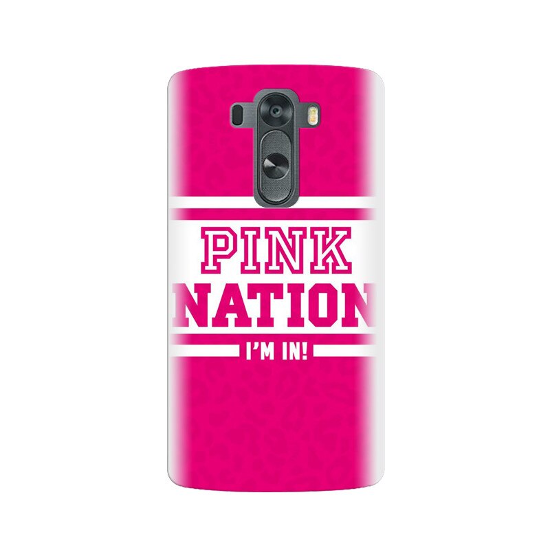 Husa silicon pentru LG G3, Pink Nation