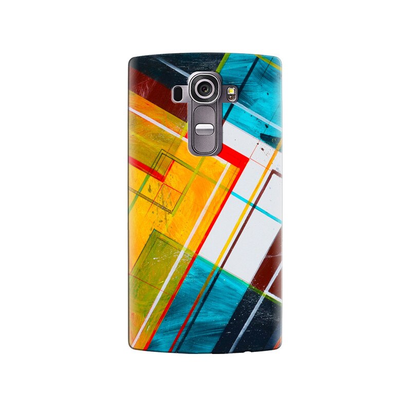Husa silicon pentru LG G4, Abstraction Color Shape