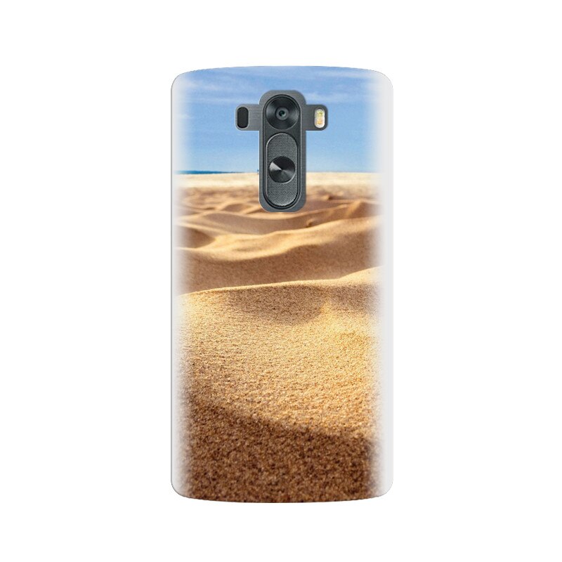 Husa silicon pentru LG G3, Beach Sand Closeup Holiday