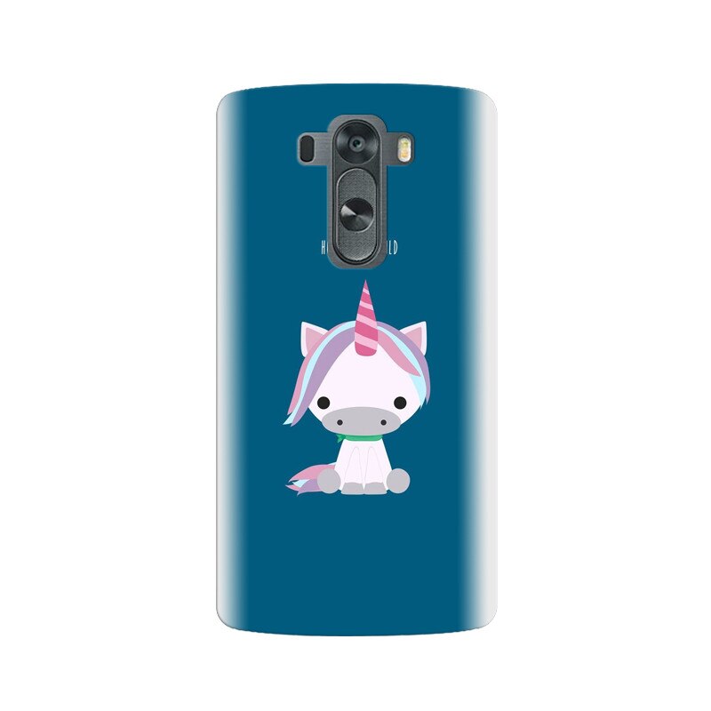 Husa silicon pentru LG G3, Horn To Be Wild Cute Unicorn