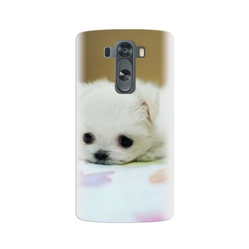 Husa silicon pentru LG G3, Puppies 001 Husa silicon pentru LG G3, Puppies 001