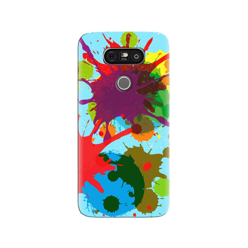 Husa silicon pentru LG G5, Holi Splash