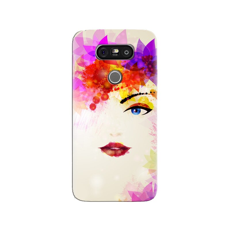 Husa silicon pentru LG G5, Pretty Face