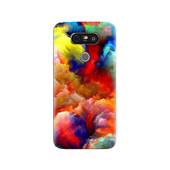 Szilikon tok LG G5-höz, Olajfestmény Colorful Strokes