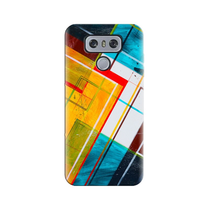 Husa silicon pentru LG G6, Abstraction Color Shape