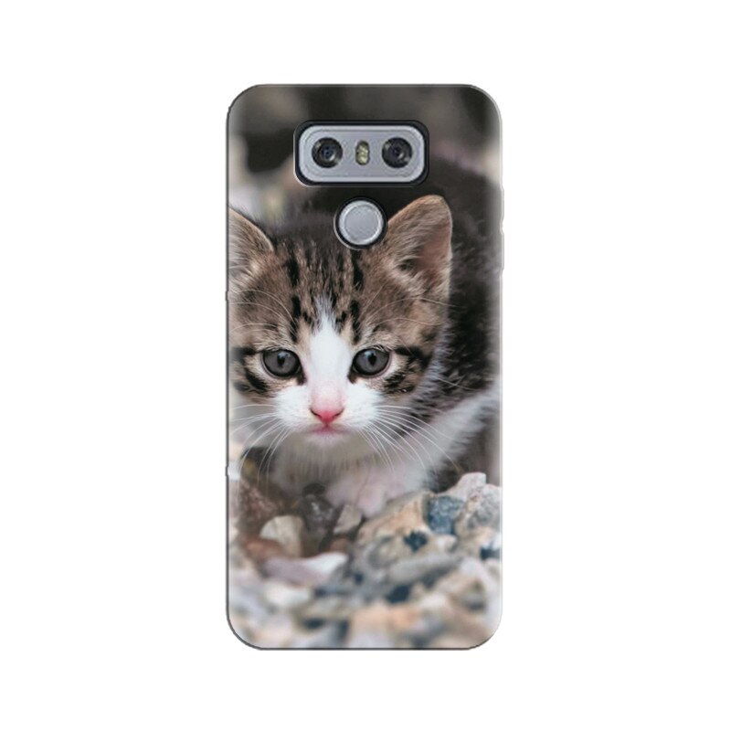 Husa silicon pentru LG G6, Animal Cat