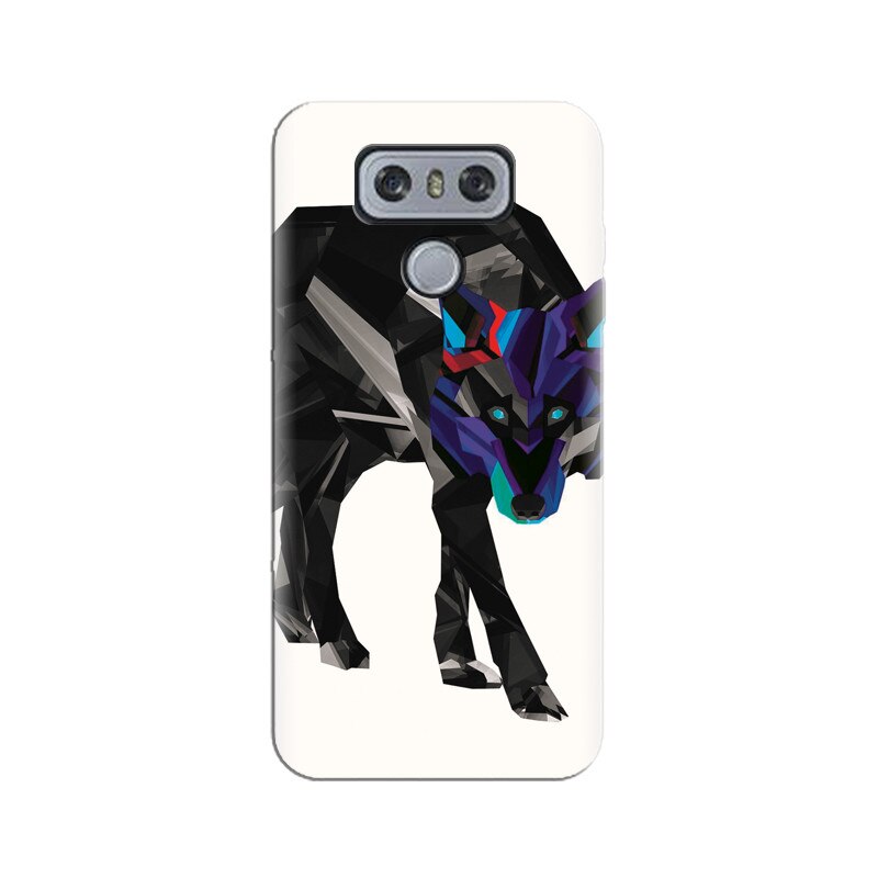 Husa silicon pentru LG G6, Abstract Wolf