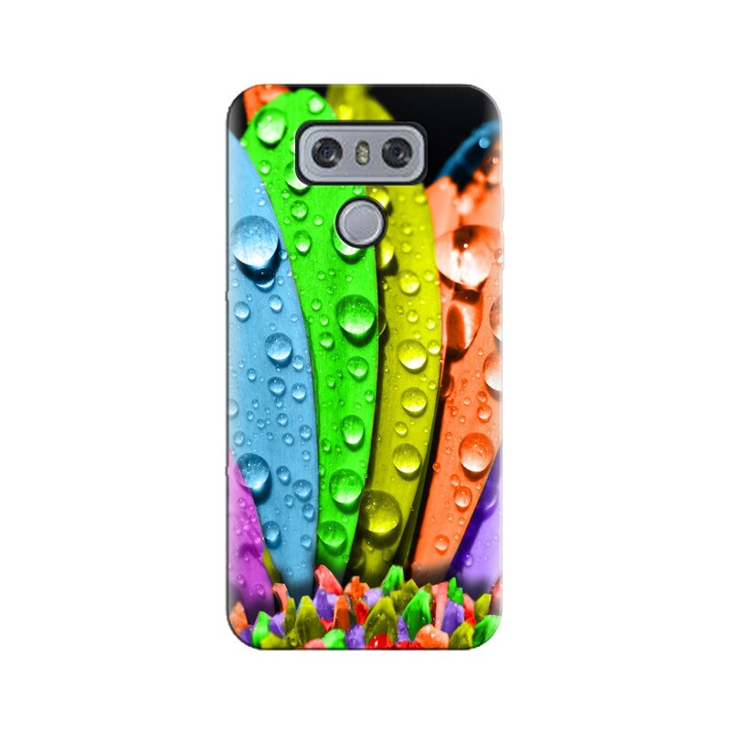 Husa silicon pentru LG G6, Colorful Daisy Petals