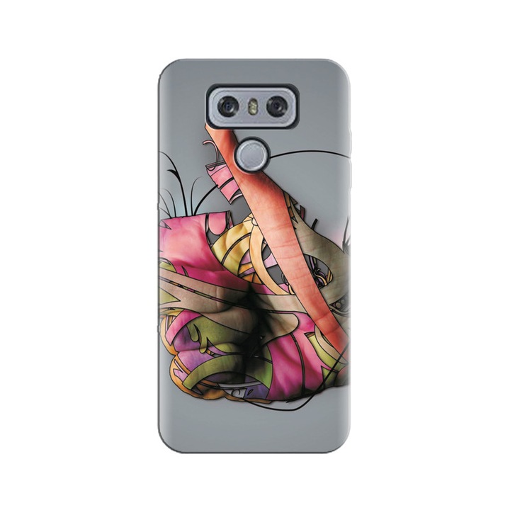 Husa silicon pentru LG G6, Beautiful Hand Art