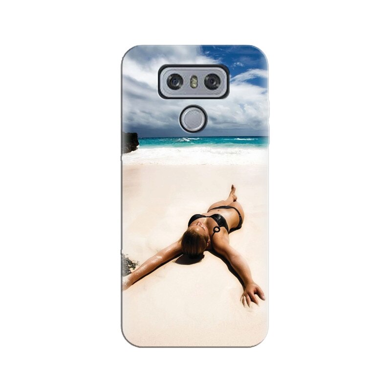 Husa silicon pentru LG G6, Beach Lounging
