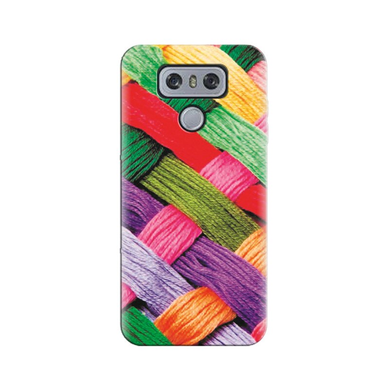Husa silicon pentru LG G6, Colorful Woolen Art