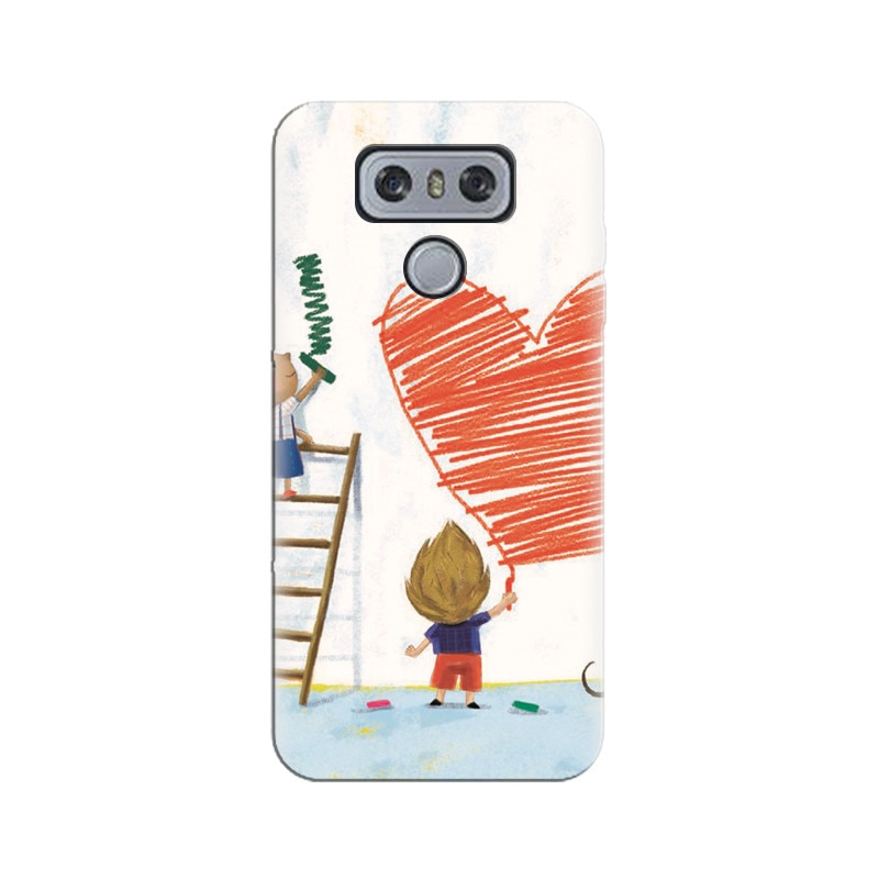 Husa silicon pentru LG G6, I Love You Creatures