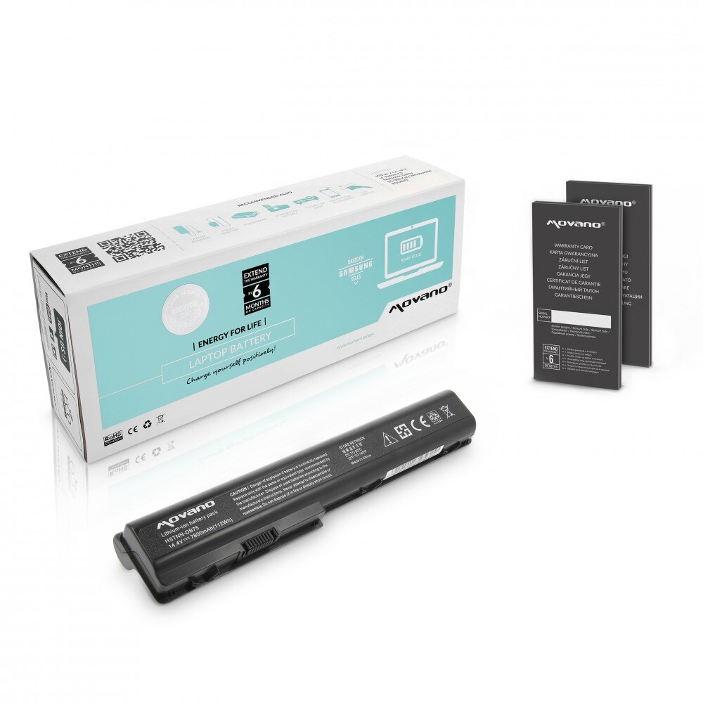 Baterie laptop Premium Movano compatibila HP dv7, hdx18 7800mAh,HSTNN-DB75