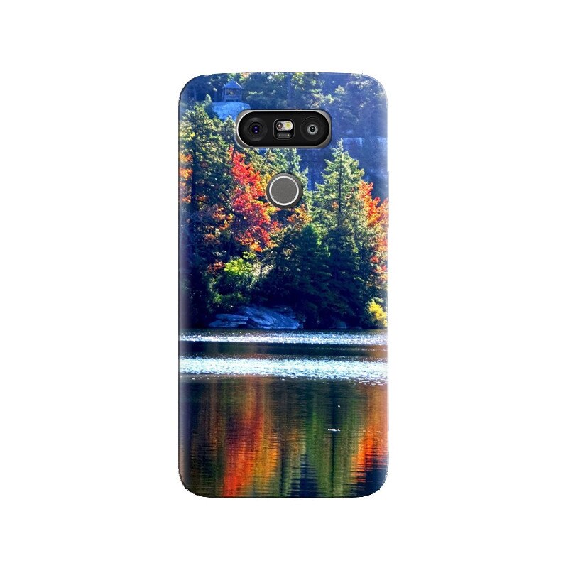 Husa silicon pentru LG G5, Lake Minnewaska Autumn