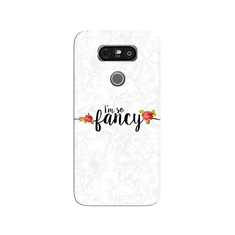 Husa silicon pentru LG G5, Im So Fancy Floral