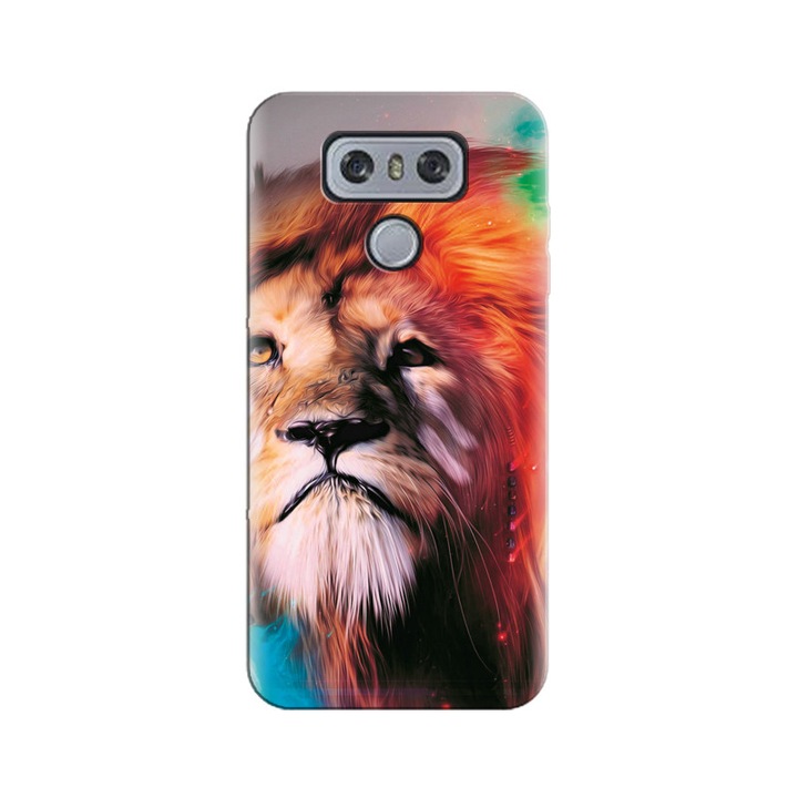 Husa silicon pentru LG G6, Awesome Art Of Lion