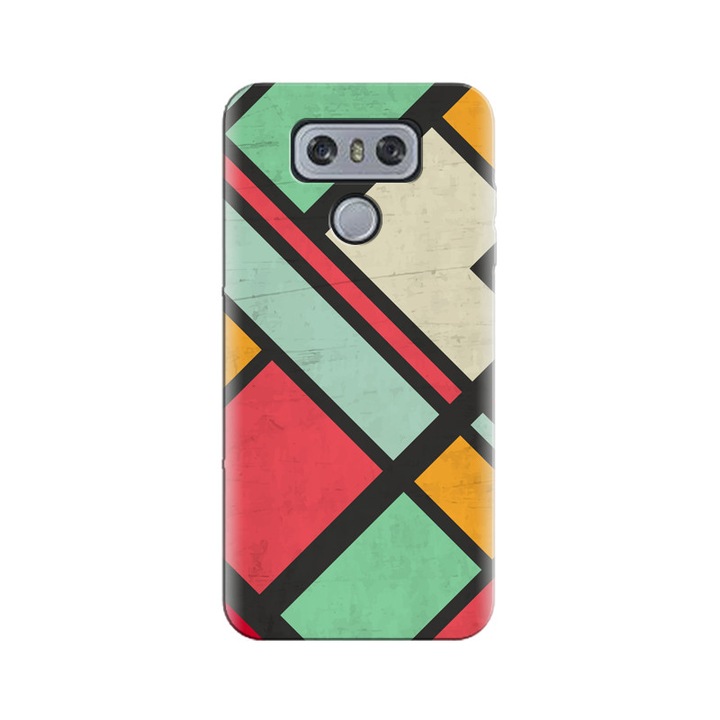 Husa silicon pentru LG G6, Retro Grunge