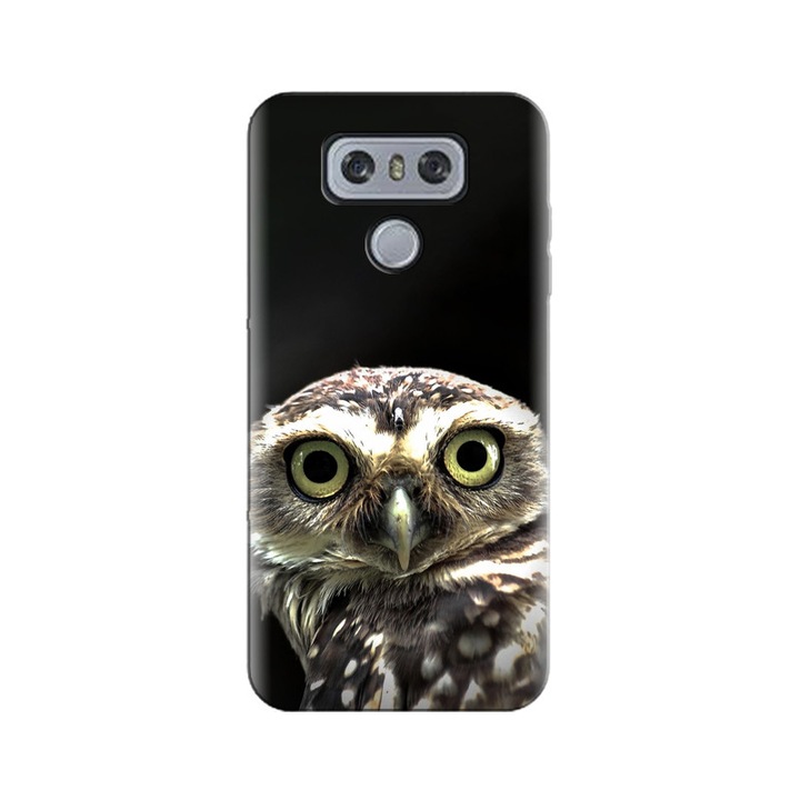 Husa silicon pentru LG G6, Owl In The Dark