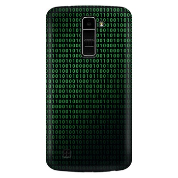 Husa silicon pentru LG K10, Binary Code Husa silicon pentru LG K10, Binary Code