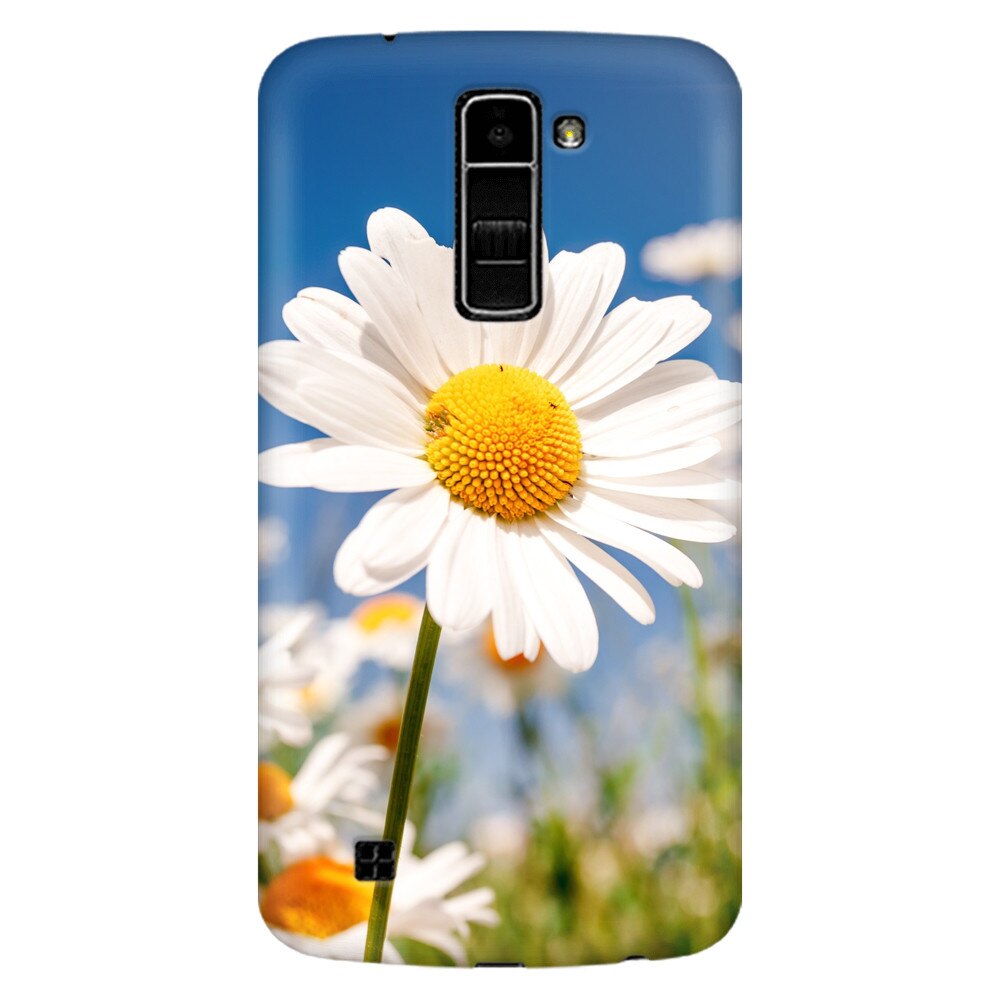 Husa silicon pentru LG K10, Daisies Field Flowers
