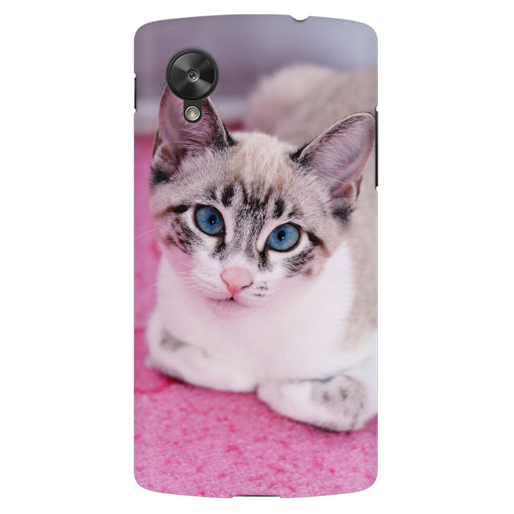 Husa silicon pentru LG Nexus 5, Siamese Kitty