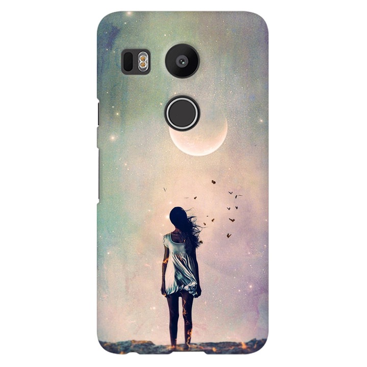Силиконов кейс за LG Nexus 5x, Alone Woman Cgi Hd K