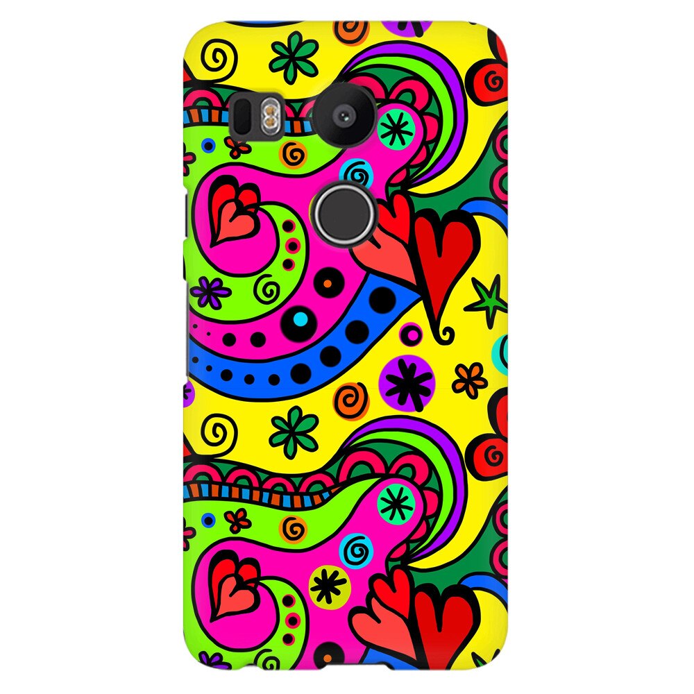Husa silicon pentru LG Nexus 5x, Heart Color
