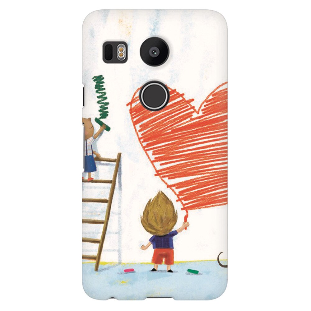 Husa silicon pentru LG Nexus 5x, I Love You Creatures