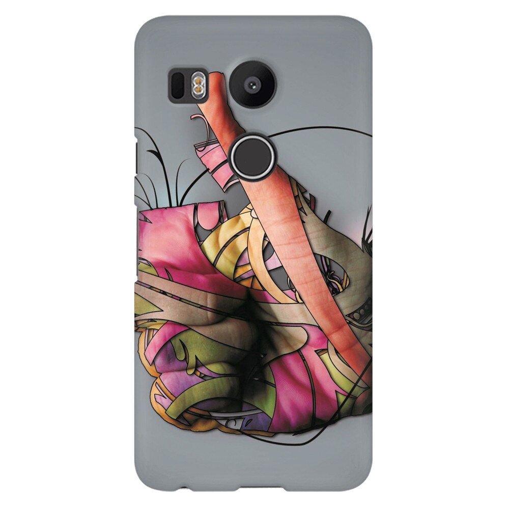 Husa silicon pentru LG Nexus 5x, Beautiful Hand Art