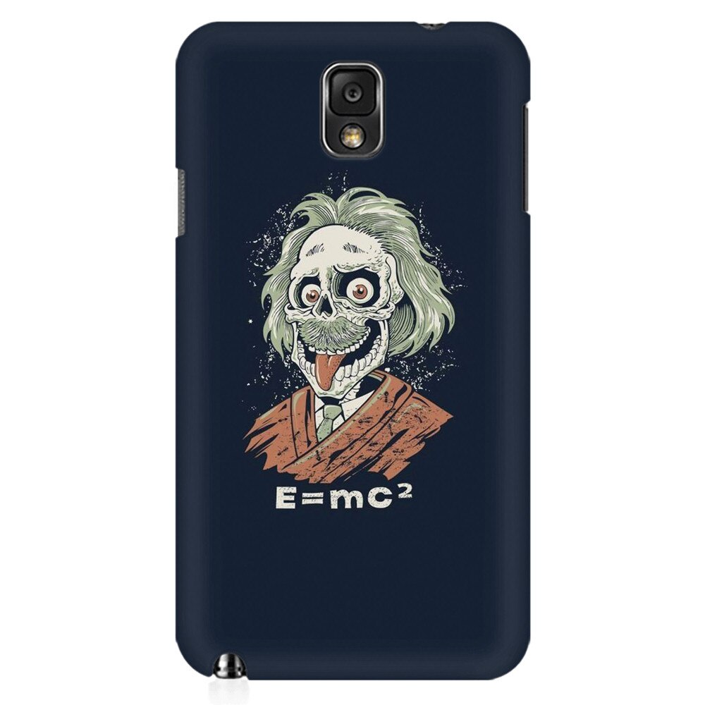 Husa silicon pentru Samsung Galaxy Note 3, Albert Einstein Caricature