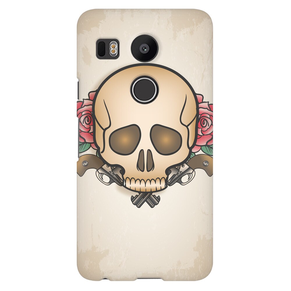 Husa silicon pentru LG Nexus 5x, Skulls And Roses
