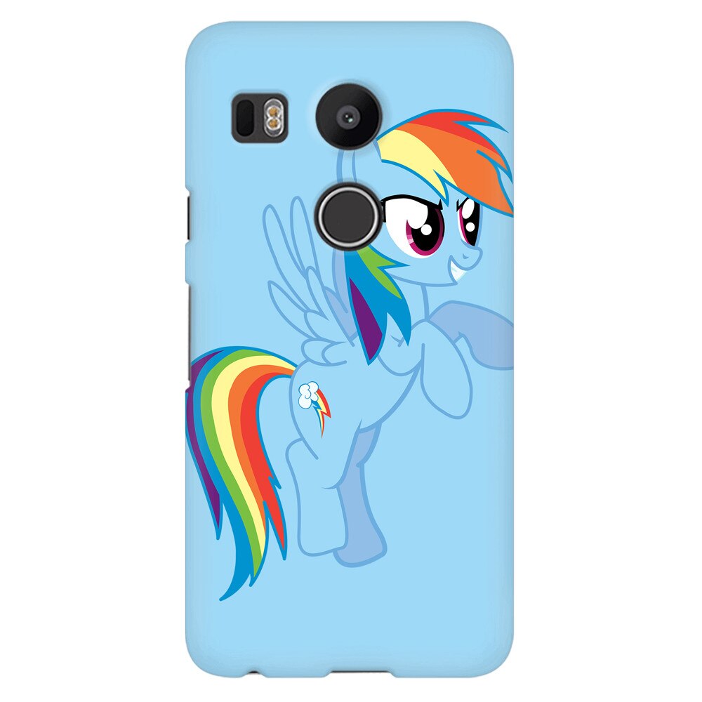 Husa silicon pentru LG Nexus 5x, Rainbow Dash