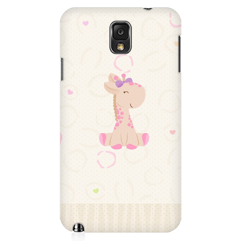 Husa silicon pentru Samsung Galaxy Note 3, Giraffe Cute